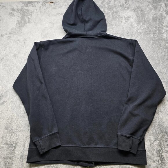 Nike Yoga Dri-Fit Hooded Sweatshirt Womens L Black Full-Zip Fleece Training - Picture 2 of 14